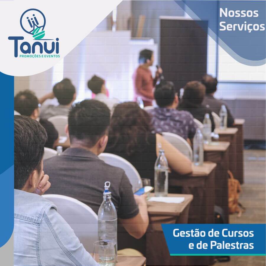 gestão de cursos e palestras